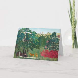 Cartão Henri Rousseau - A Cascata