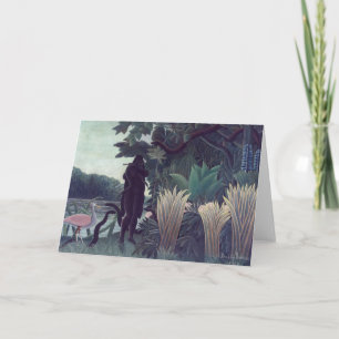 Cartão Henri Rousseau - A Cobra Charmer