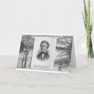 Cartão Henry David Thoreau Cote