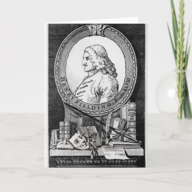 Cartão Henry Fielding aos quarenta e oito anos (Frente)