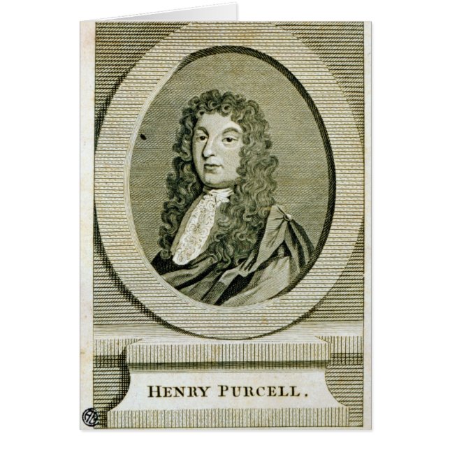 Cartão Henry Purcell, (Frente)