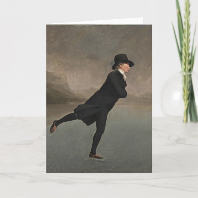 Cartão Henry Raeburn - The Skating Minister Card (Frente)