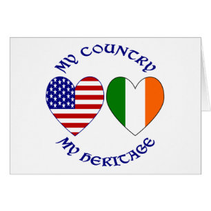 Cartão Herança do País Irlandês