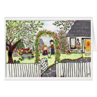 Cartão "Here Comes Spring"