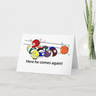 Cartão Here He Comes greeting card