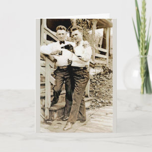 Cartão Here's to Us.