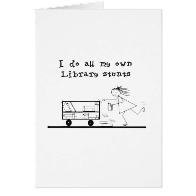 Cartão Herói da biblioteca (Frente)