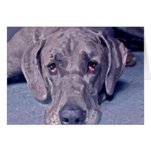 Cartão Herói de great dane