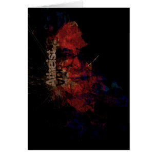 Cartão Heróis ateus Richard Dawkins