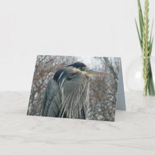 Cartão Heron in Winter