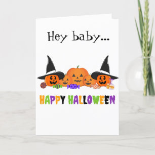 CARTÃO "HEY BABY" - CELEBRAE HALLOWEEN "JUNTOS"