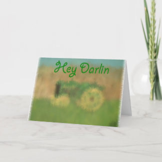 Cartão Hey Darlin