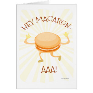 Cartão Hey Macaron AAA