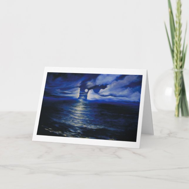 Cartão Hiato do luar (Frente)