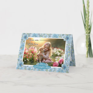 Cartão Hibiscus & lace TURQUOISE