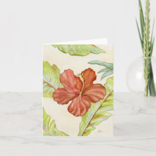 Cartão Hibiscus Tropical Notecard