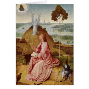 Cartão Hieronymus Bosch que pinta a arte