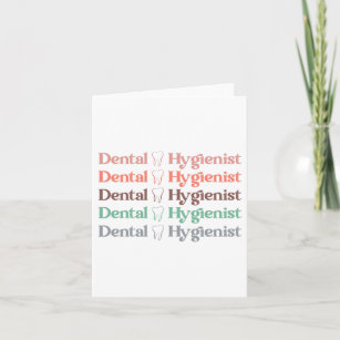 Cartão Higienista dentária   Dentista RDH Dentist Dental