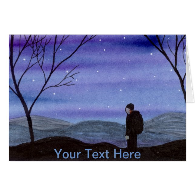 Cartão Hiker (Frente Horizontal)