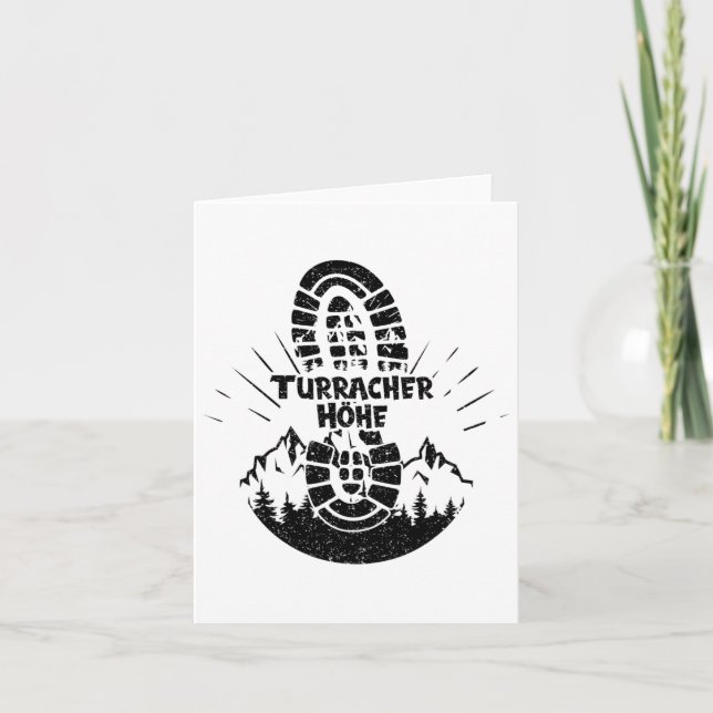 Cartão Hiker Turracher Höhe Kärnten Áustria Férias (Frente)