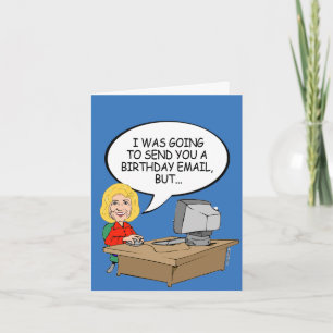 Cartão Hillary Birthday Emails - Bernie Sanders Aniversár