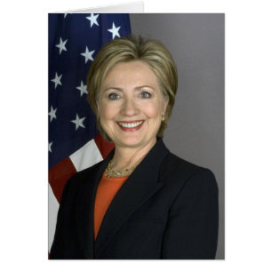 Cartão Hillary Clinton