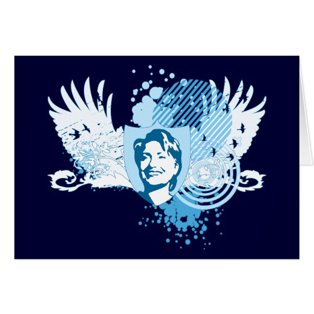 Cartão hillary clinton 08. (Frente Horizontal)