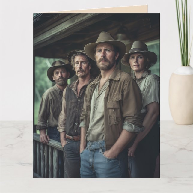 CARTÃO HILLBILLY HILLBILLIES FUNNY BIRTHDAY GREETING CARD (Frente)