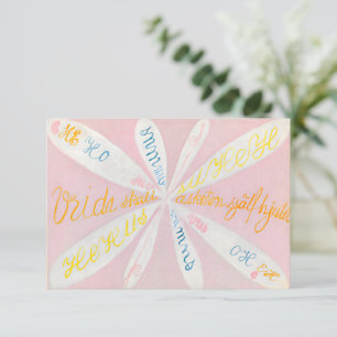 Cartão Hilma af Klint - The Eros Series, nr 5