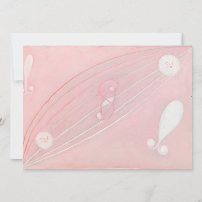 Cartão Hilma af Klint, The Eros Series, nr. 8 (Verso)