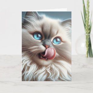 Cartão Himalayan Cat Birthday Humor