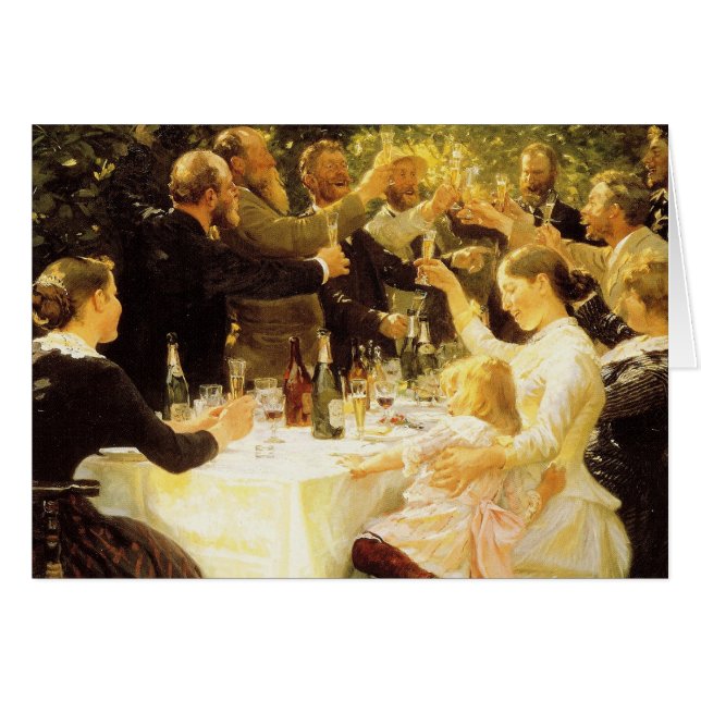 Cartão Hip Hip Hurrah! (Frente Horizontal)