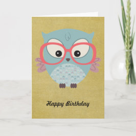 Cartão Hip Owl