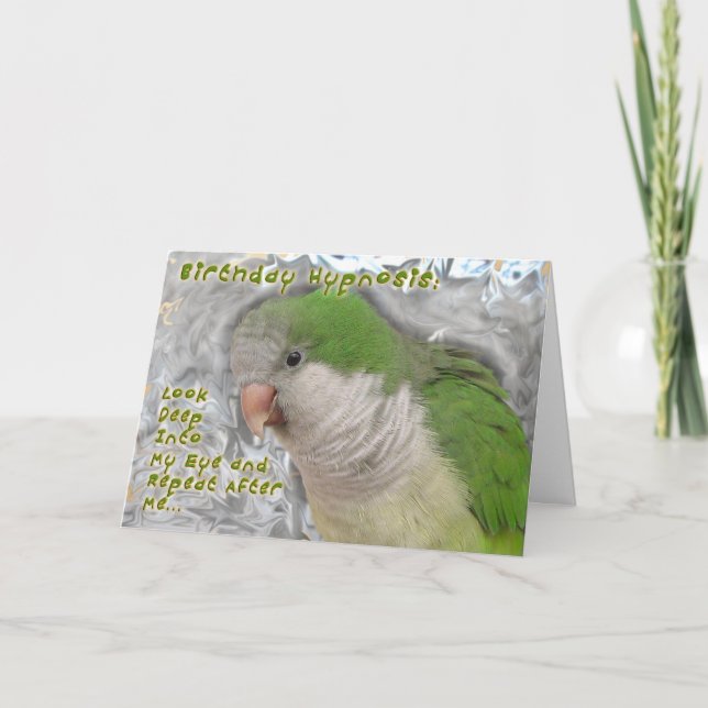 Cartão Hipnose do aniversário (Frente)