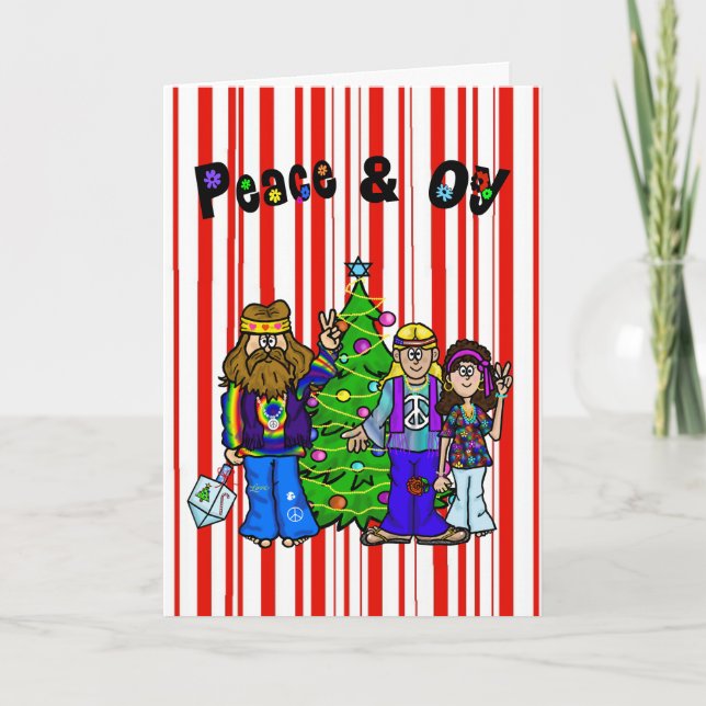 Cartão Hippie Chrismukkah Card (Frente)