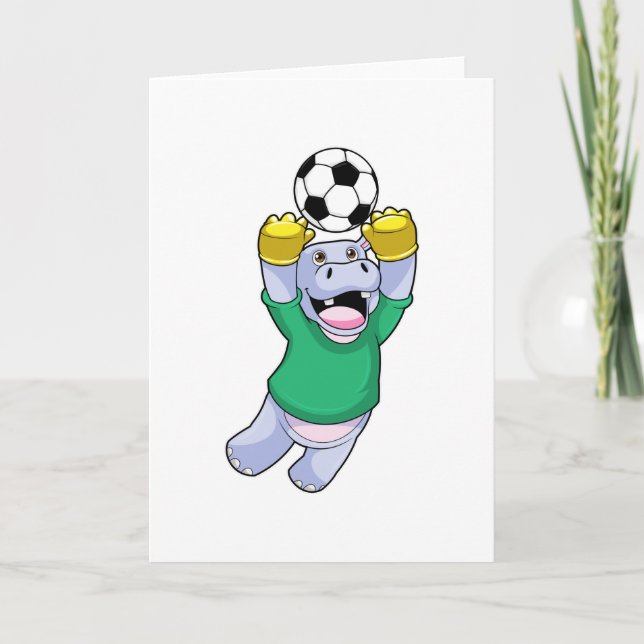 Cartão Hippo no Esporte do Futebol (Frente)
