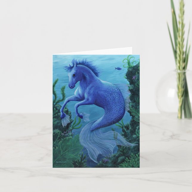 Cartão Hippocampus notecard (Frente)