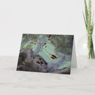 Cartão "Hips Rosa" Abstrato de Reflexão Editada em Mylar