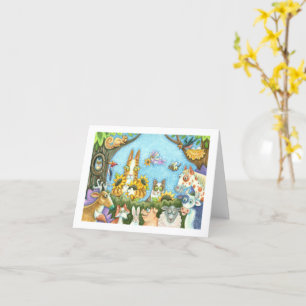 CARTÃO HISS N' FITZ CATES E MENAGÉRIOS DE AMIGOS, ENGRA