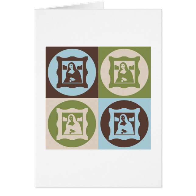 Cartão História de arte do pop art (Frente)