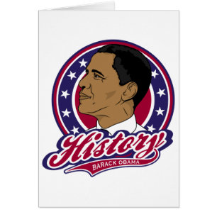 Cartão História de Barack Obama