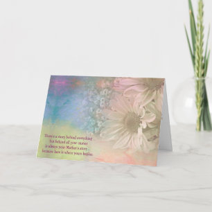 Cartão História do dia de as mães