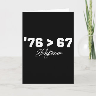 Cartão História Engraçada 76 67 Thomas Jefferson Seis Set