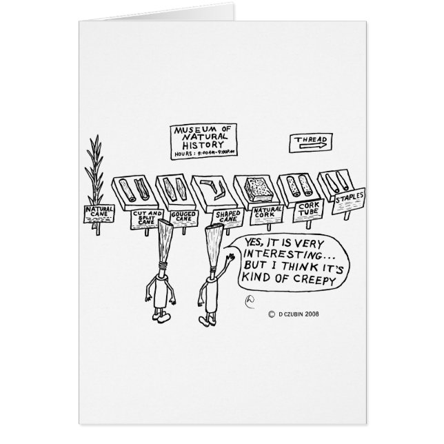 Cartão História Natural Reed (Frente)