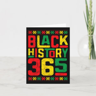 Cartão História Negra Herança da Cultura Negra