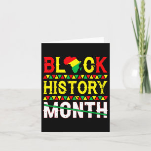 Cartão História Negra Mês 247365 Herança Cultura Negra