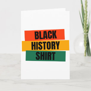 Cartão História Negra Mês da História Negra América Afric