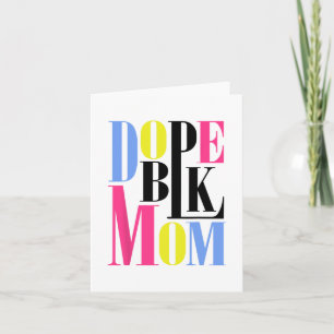 Cartão História Negra Mês Dia de as mães Americano Africa