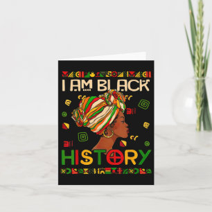 Cartão História Negra Mês Negro História Negra Mulher Neg