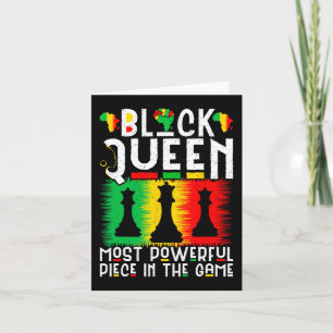 Cartão História Negra Rainha Negra Décima Junta